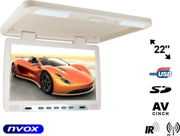 Bilstereo Ophængt loftmonitor LCD 22