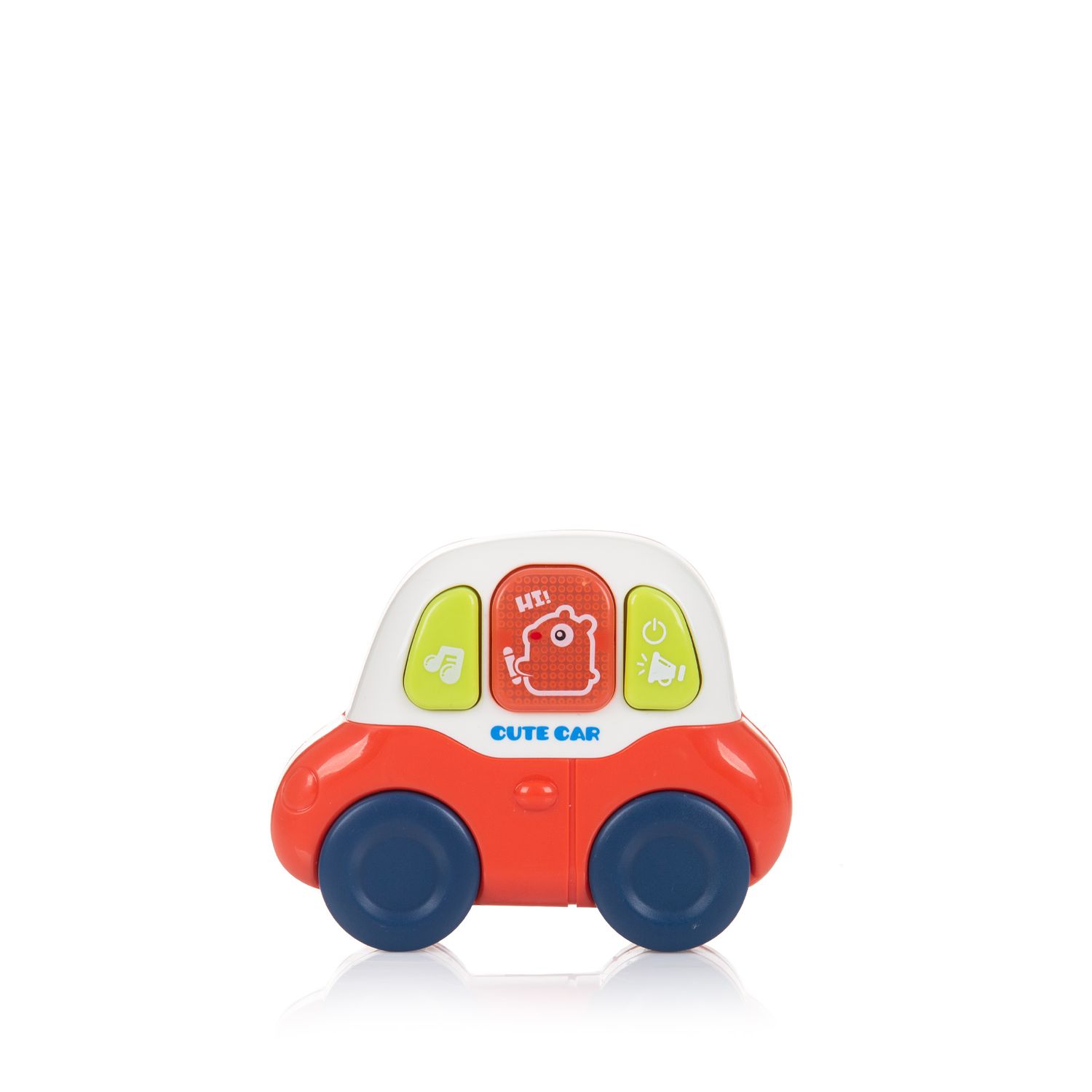 Chipolino Lauflernwagen lustige Tiere Musik Lichter Motorik Zahnräder Tasten rosa
