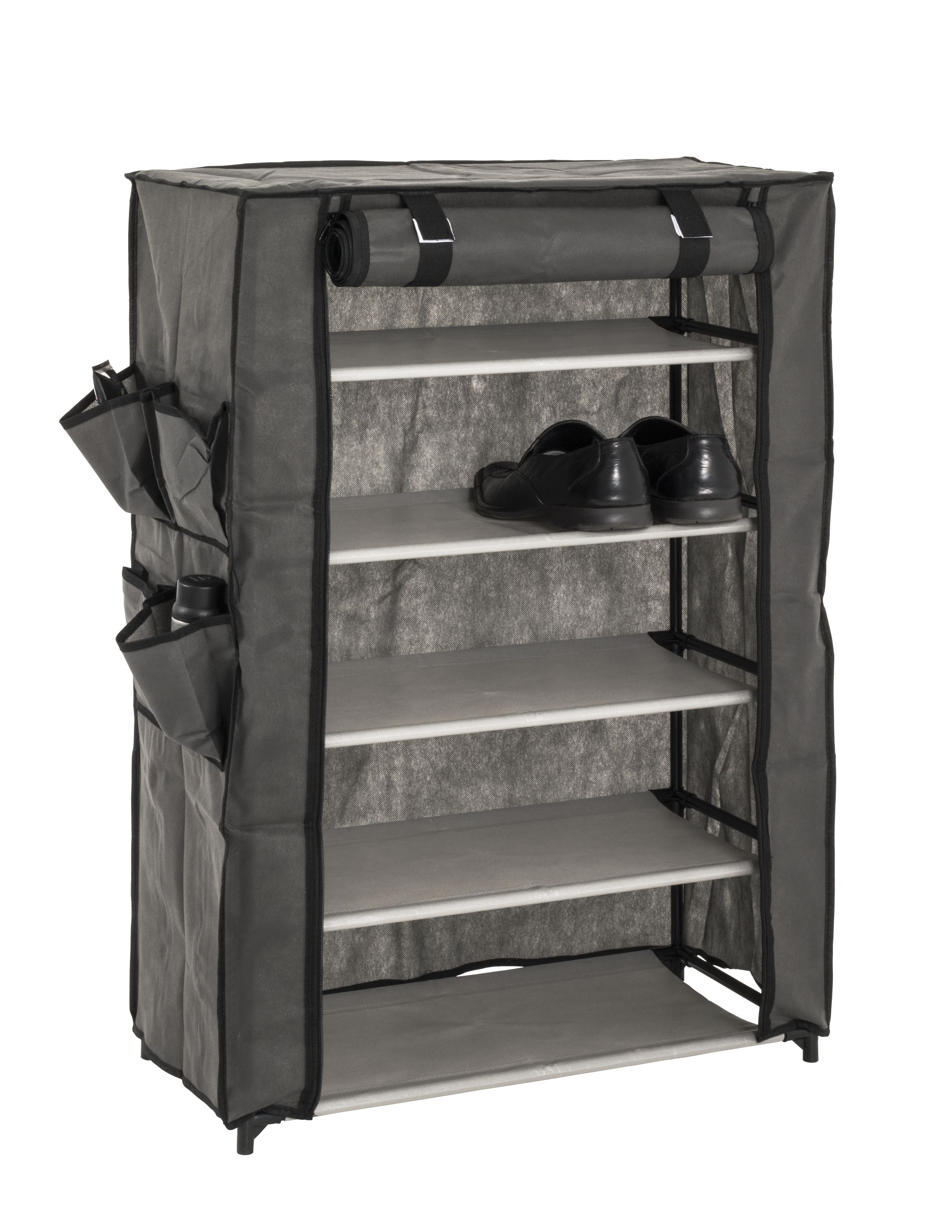 Schuhschrank grau