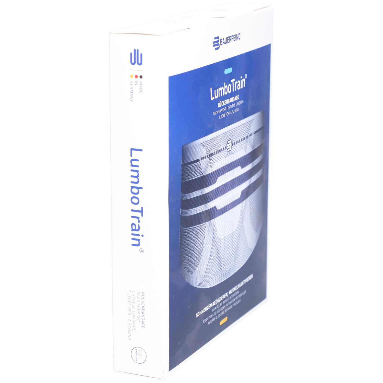 LUMBOTRAIN Aktivbandage Größe 5 Titanium