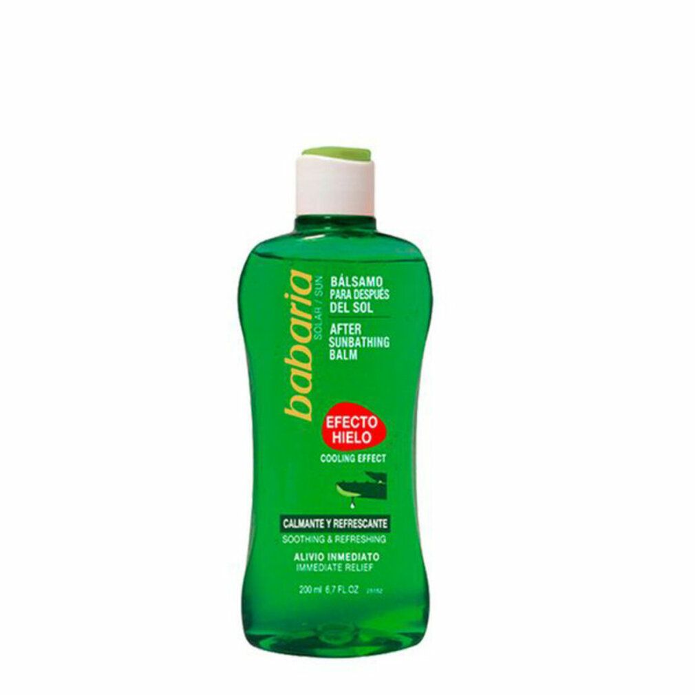 solar aloe vera after sun gel efecto hielo