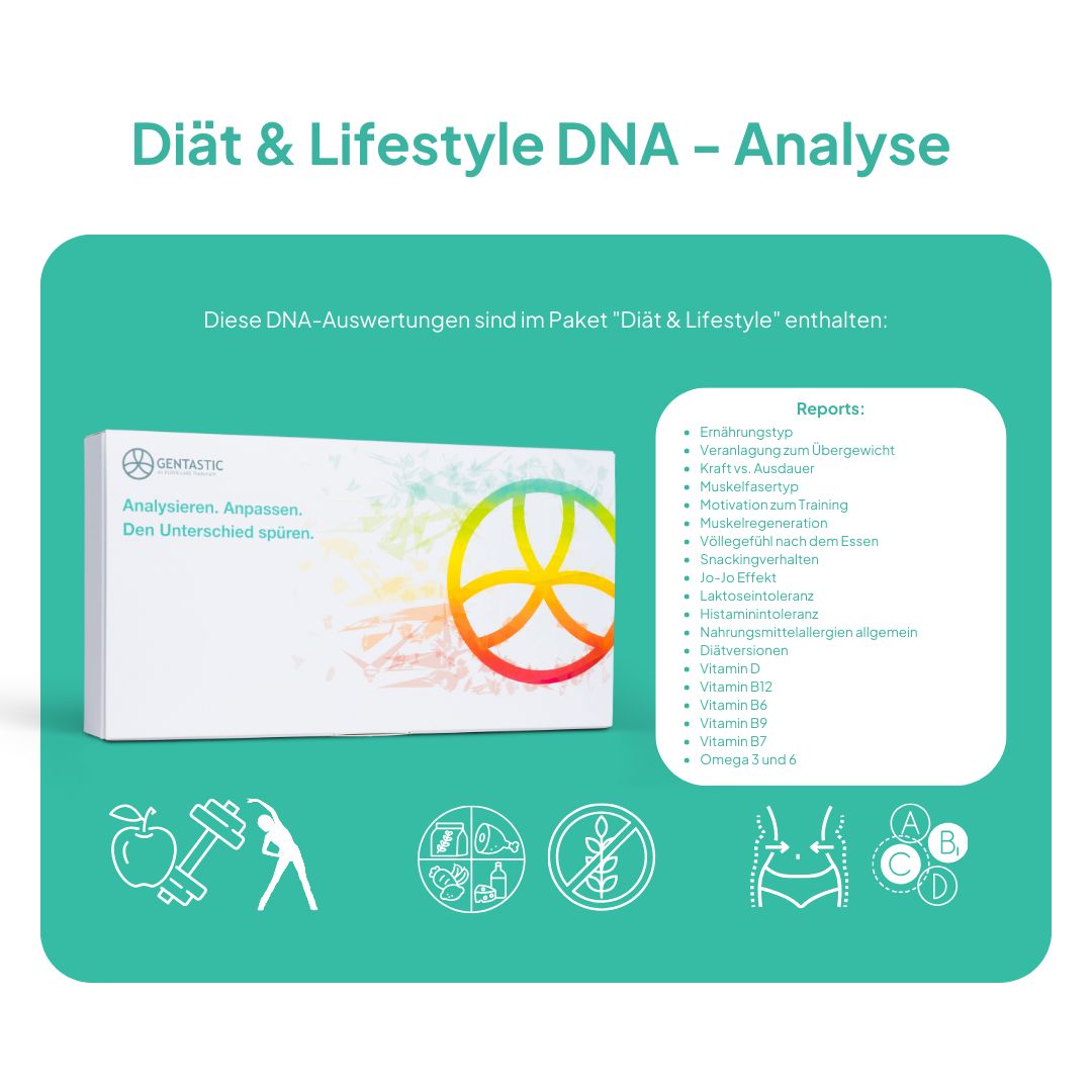 Gentastic Diät & Lifestyle DNA - Analyse