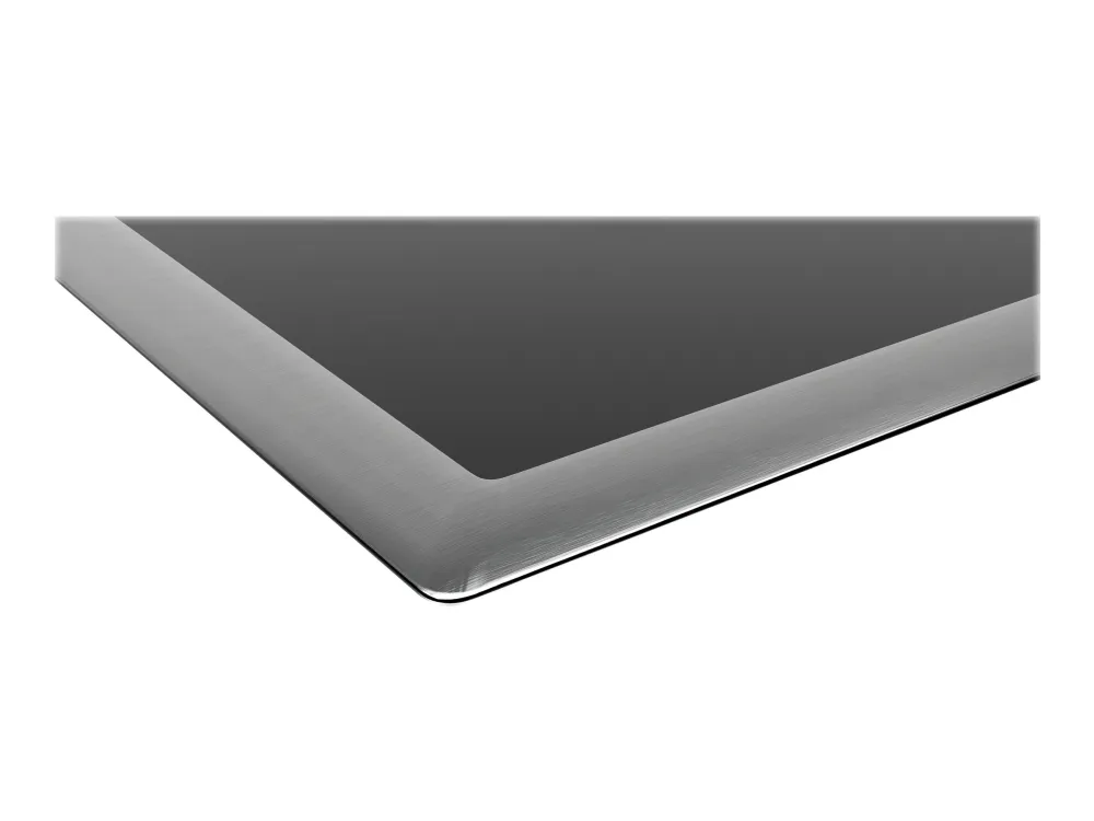 Siemens iQ100 ET645HE17 - Keramisk kogeplade - 4 plader - Niche - bredde: 56 cm - dybde: 49 cm - med rustfrit stål-pynt - sort/rustfrit stål