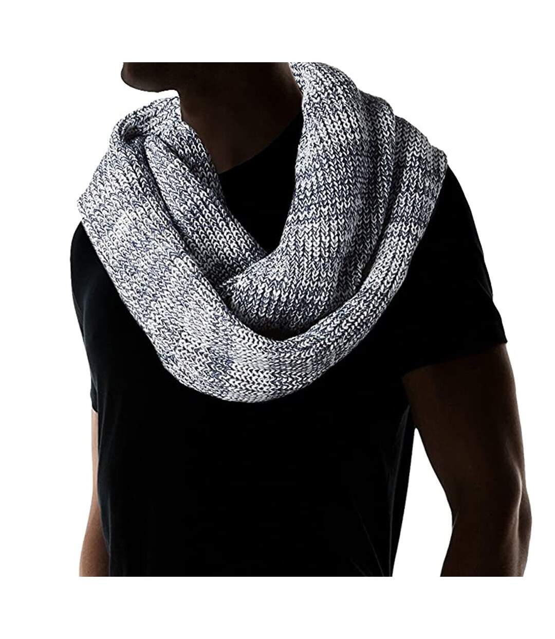 Echarpe blanche homme Jack & Jones Jacrib Knit Tube