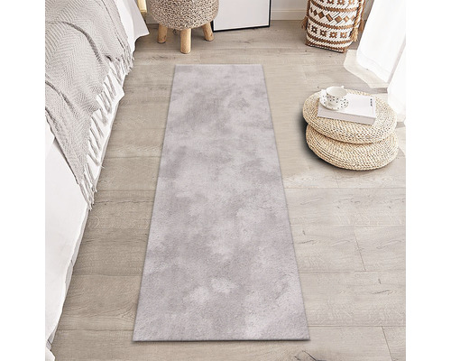Shaggy Wellness loper, zilver, 50x150 cm