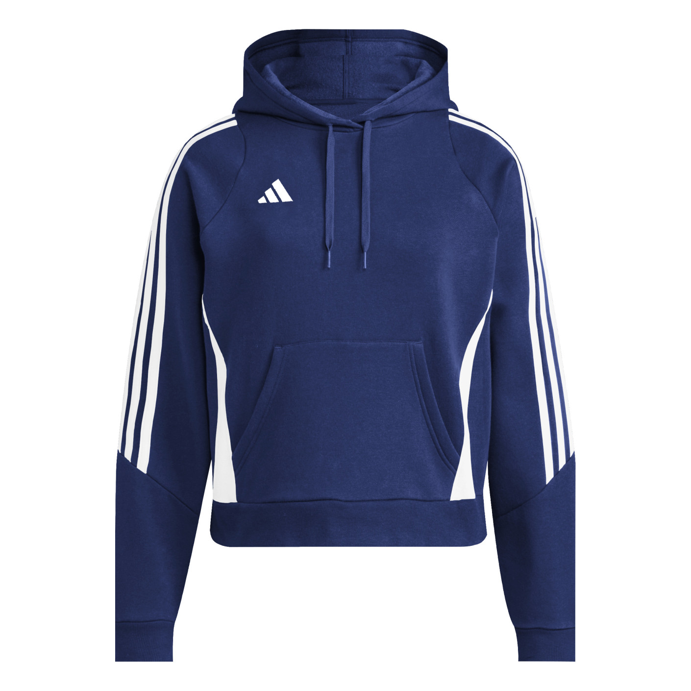 Adidas Tiro 24 Hoodie Dames Donkerblauw Wit