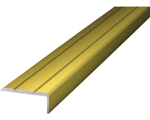 Aluminium hoekprofiel, goud, 1000x24,5 mm