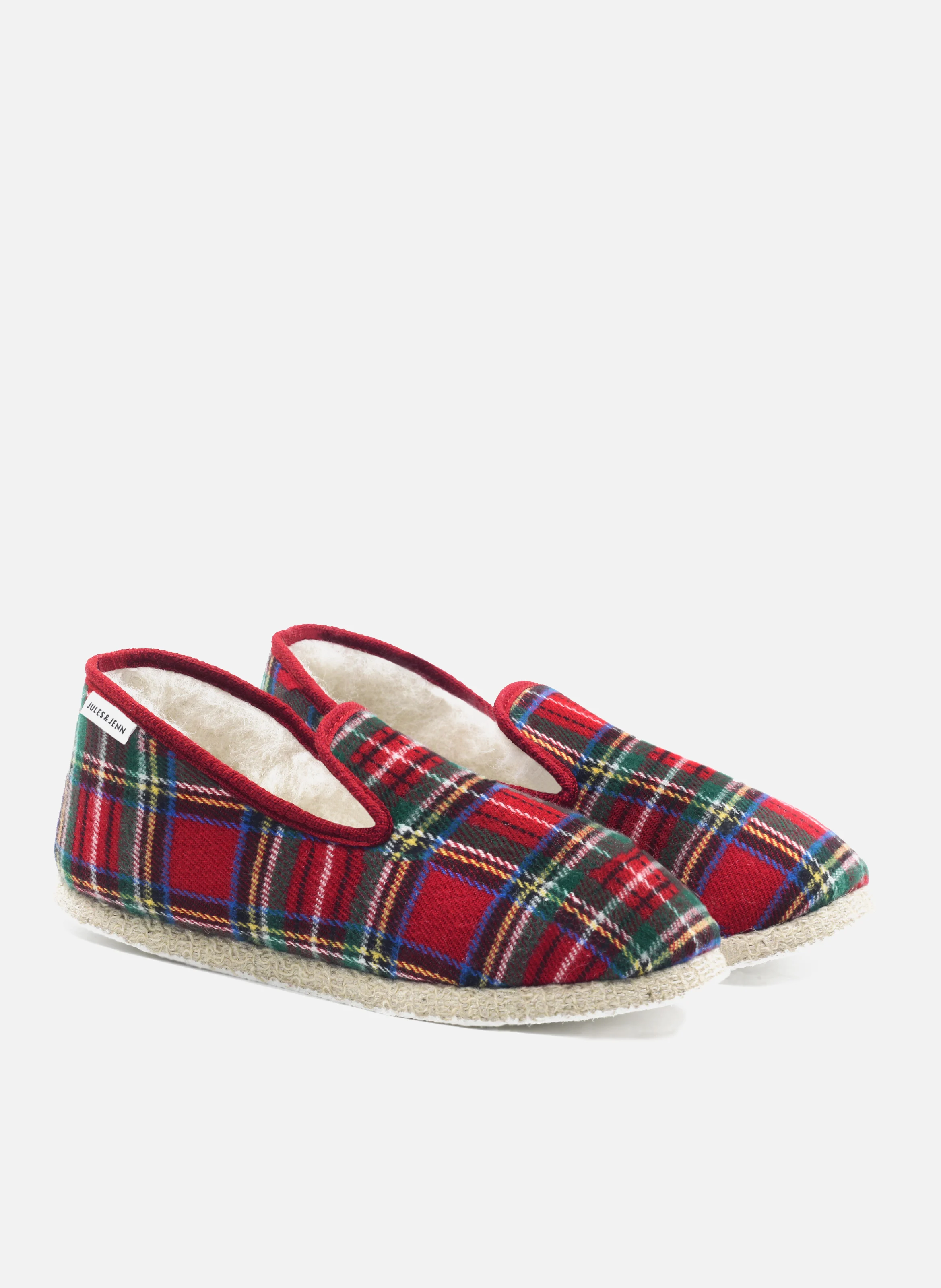 Charentaises tissu | Rouge
