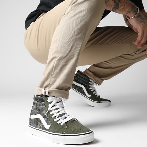 Baskets Sk8 Hi 7NSBGK1 Rain Camo Green Multi