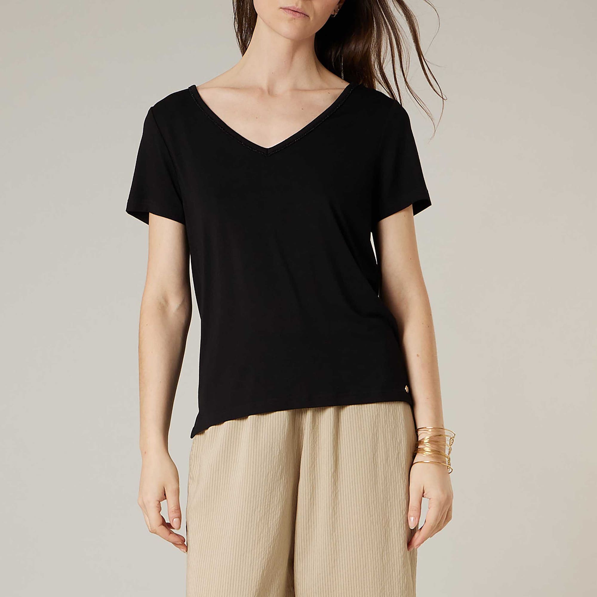 T-shirt Femme noir