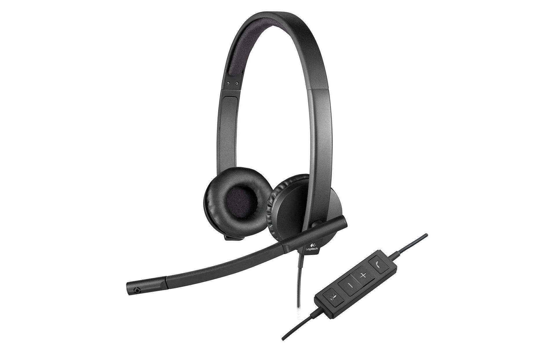 Logitech Headset »H570e USB Duo« Rauschunterdrückung