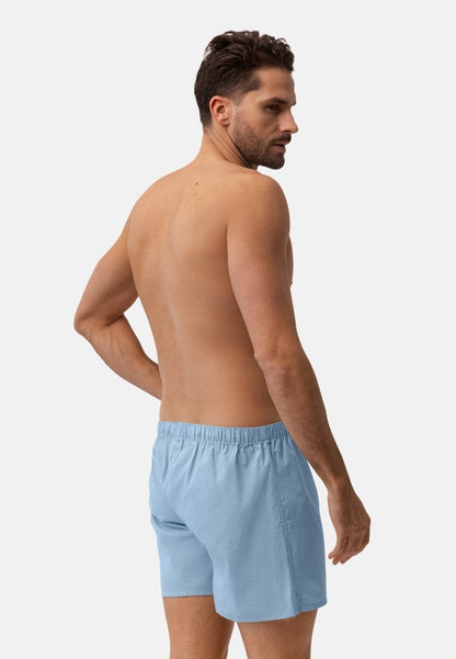 BOXERSHORTS I VÆVET ØKOLOGISK BOMULD