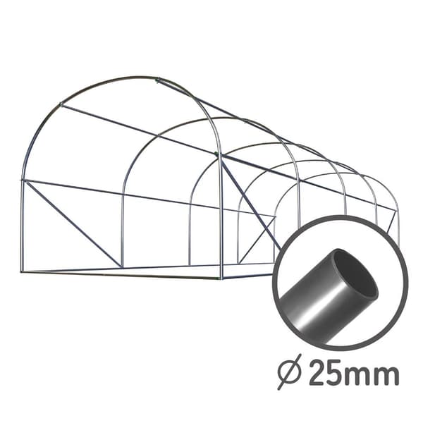 Hagetunnel 2,5 x 4 m (10 m2) Plonos