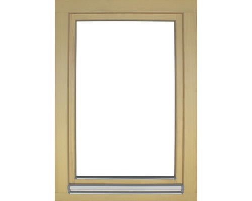 Houten raam, grenen, gelakt, 750x1200 mm, DIN links