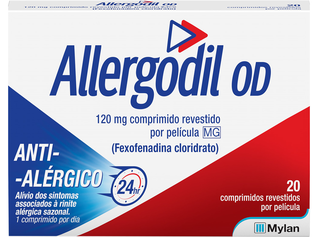 COMPRIMIDOS ALLERGODIL OD 120MG 20UN