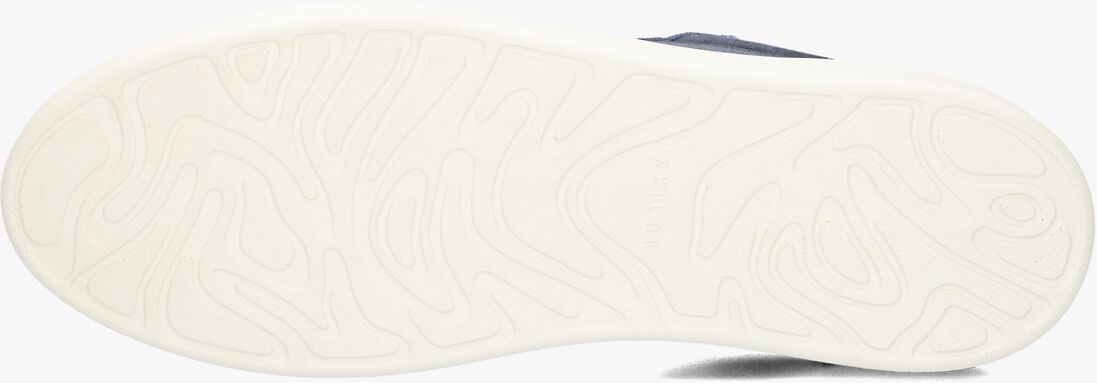 blauwe nubikk lage sneakers joro liber