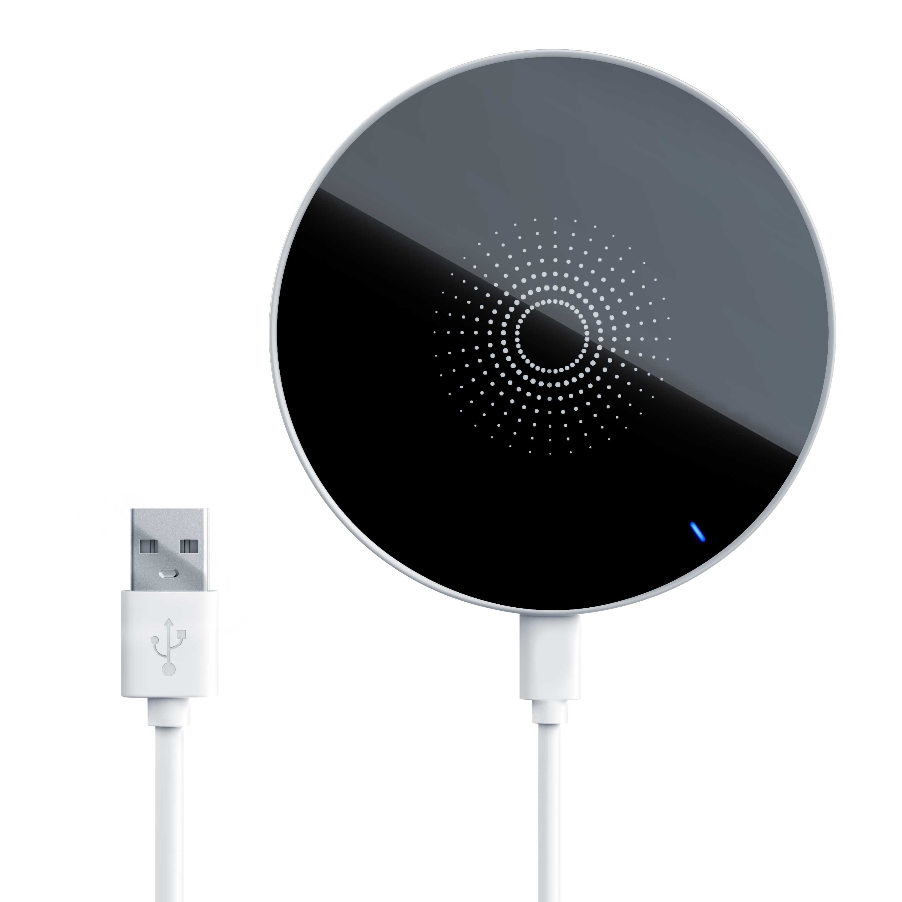 Aplic Induktions-Ladegerät, induktive Ladestation, Qi-Charger, 5V DC, 1,5A-2A, 4mm Ladedistanz