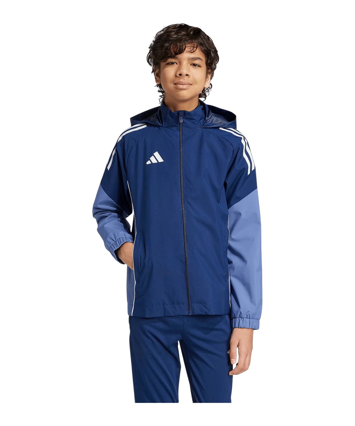 adidas Tiro 25 Competition Regenjacke Kids Blau