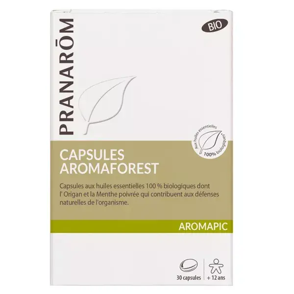 Pranarom Aromapic Aromaforest Orgânico 30 cápsulas