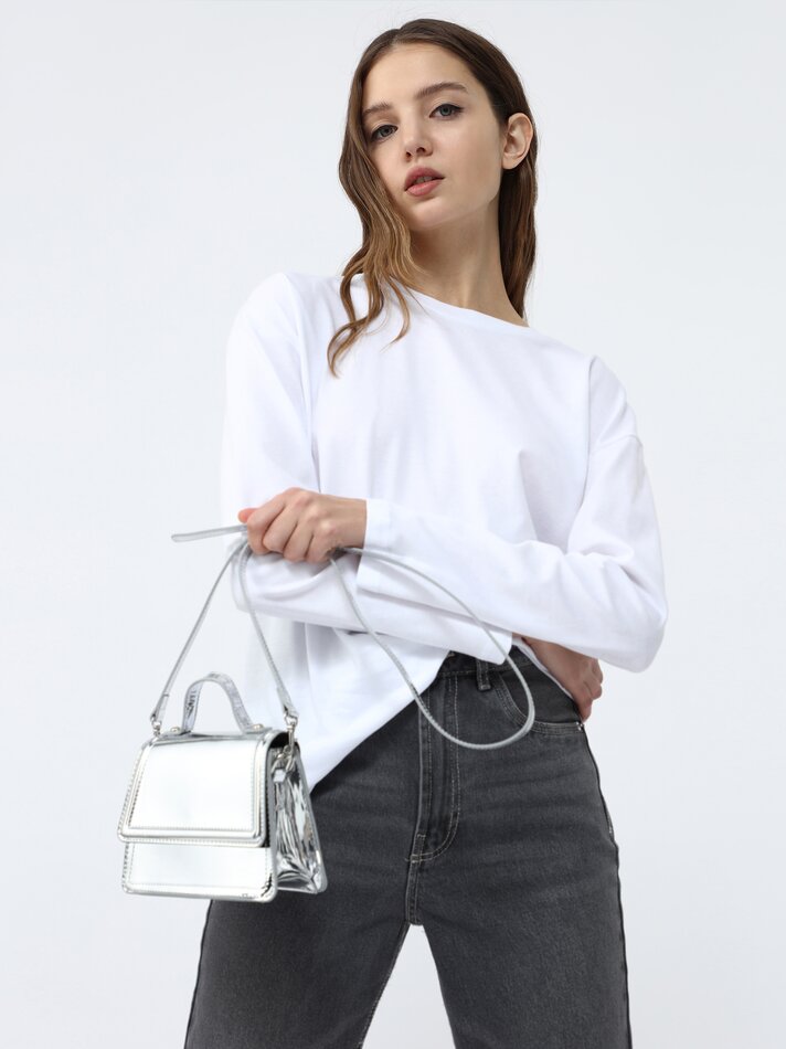 Camiseta oversized - Branca