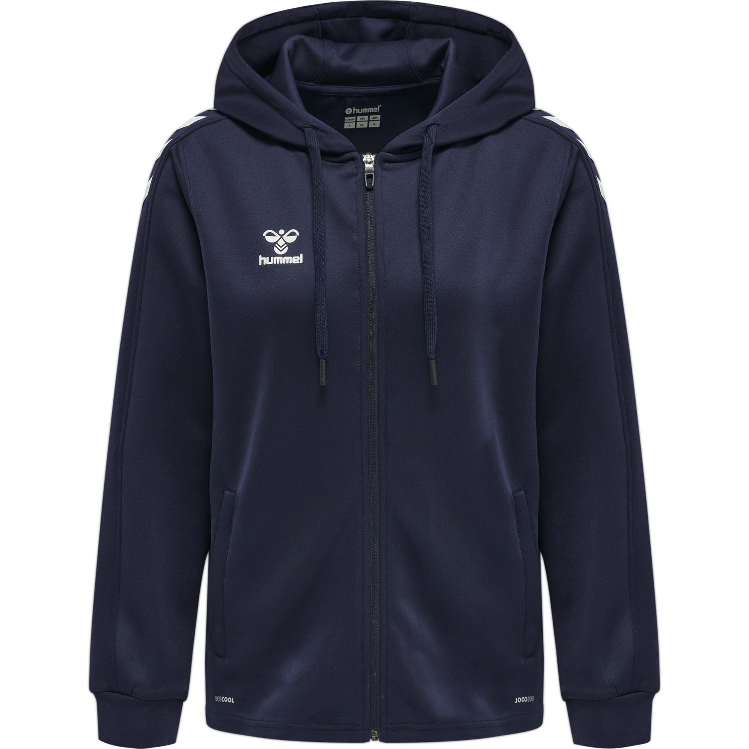 hmlCORE XK POLY ZIP HOOD SWEAT WOMA