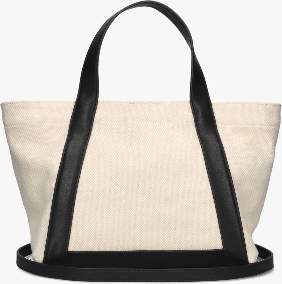 beige anine bing handtas small cara tote