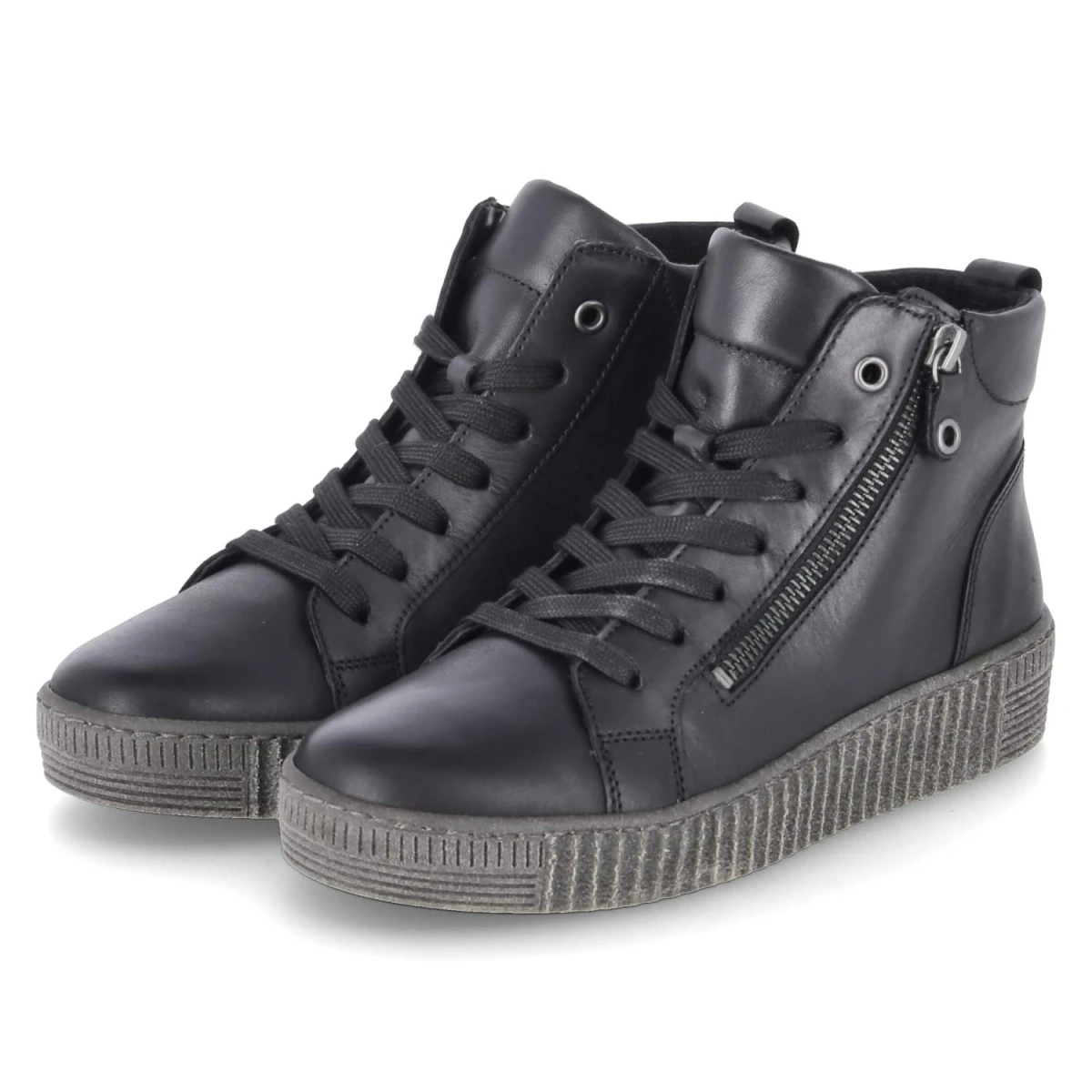 GaborSchnürstiefeletten - schwarz (anthrazit)