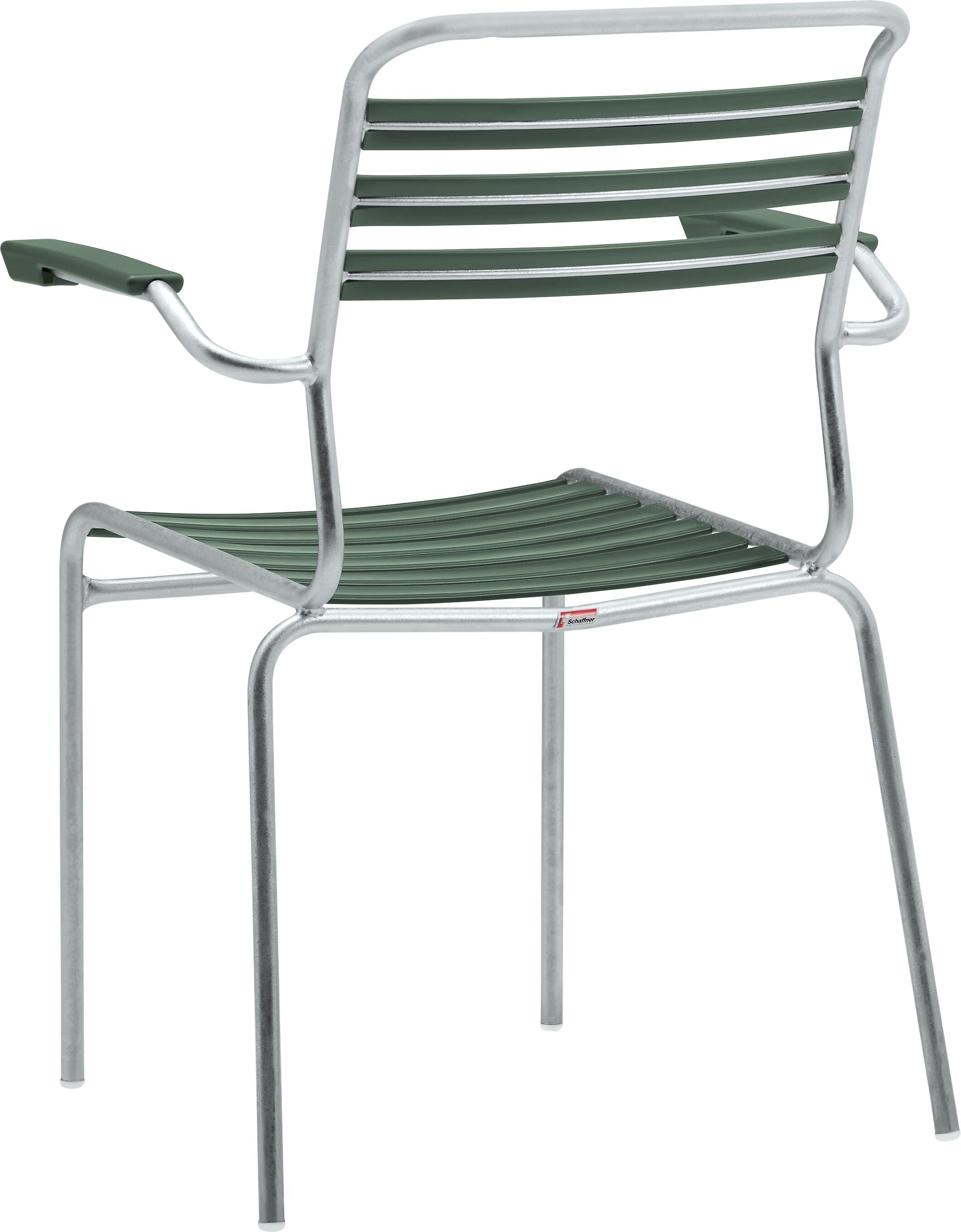 Schaffner SÄNTIS Stuhl - Dunkelgruen / B: 62.0 cm x T: 60.0 cm x H: 85.0 cm