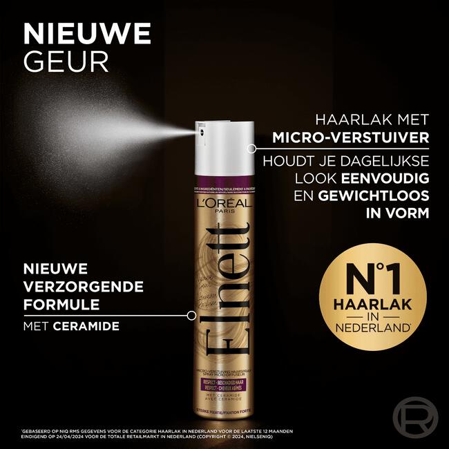 Elnett Respect Sterke Fixatie Haarlak 200ML