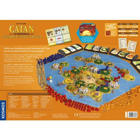 KOSMOS CATAN - 3D Erweiterung - Seefahrer + Städte & Ritter