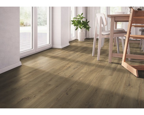 Vinylvloer GREEN VINYL natuur eiken breedplank klikverbinding 1290 x 173 x 3,8 mm
