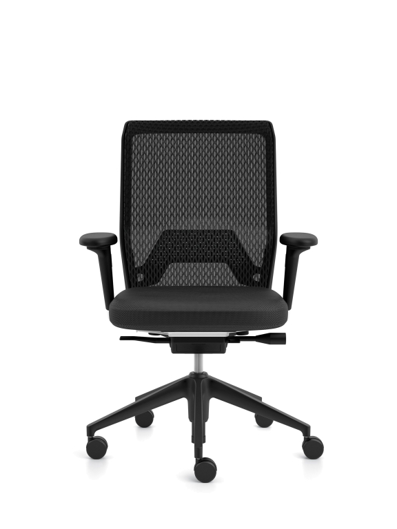 Vitra ID Mesh bureaustoel silk mesh zwart