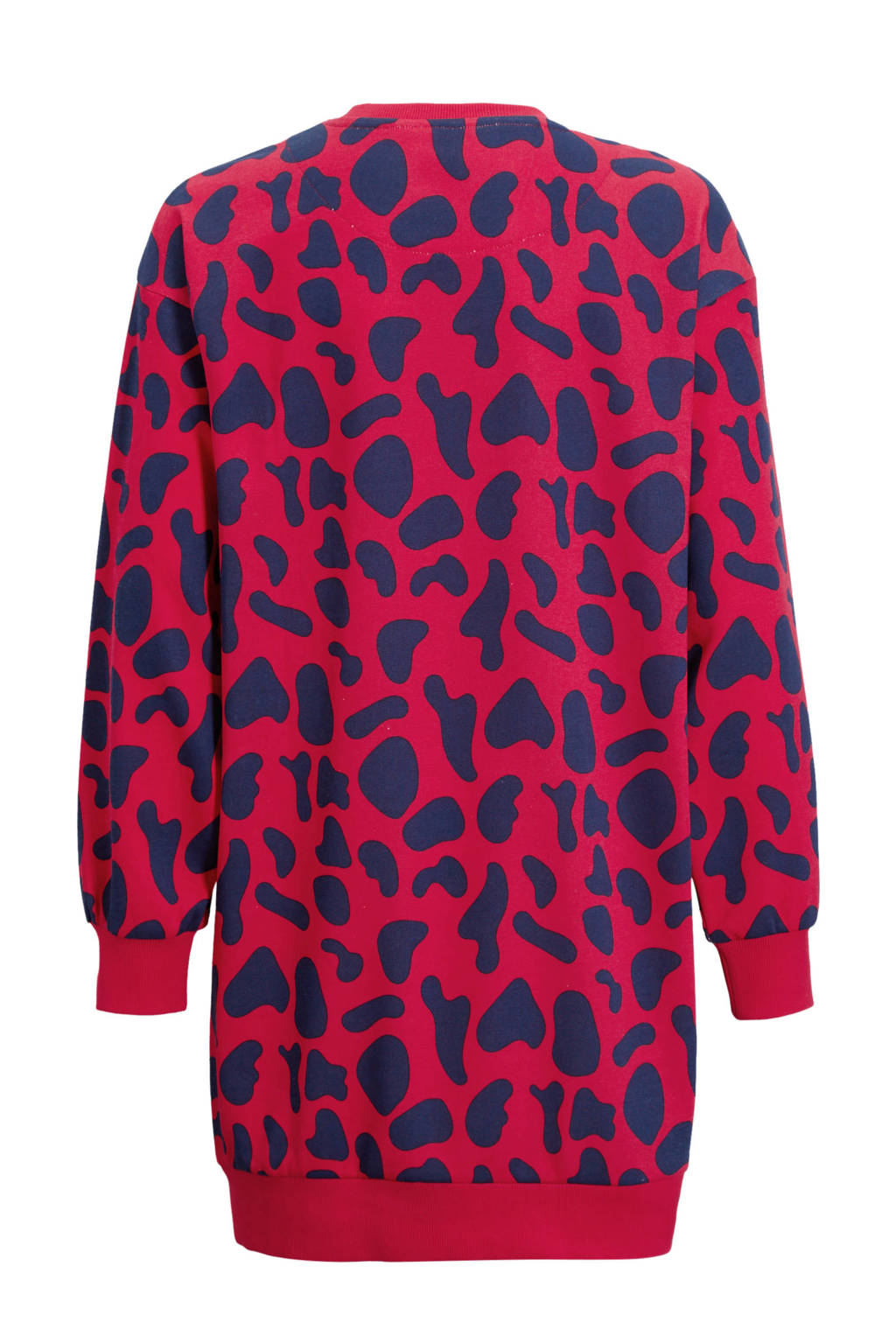 Orange Stars sweaterjurk Rome met alloverprint roze