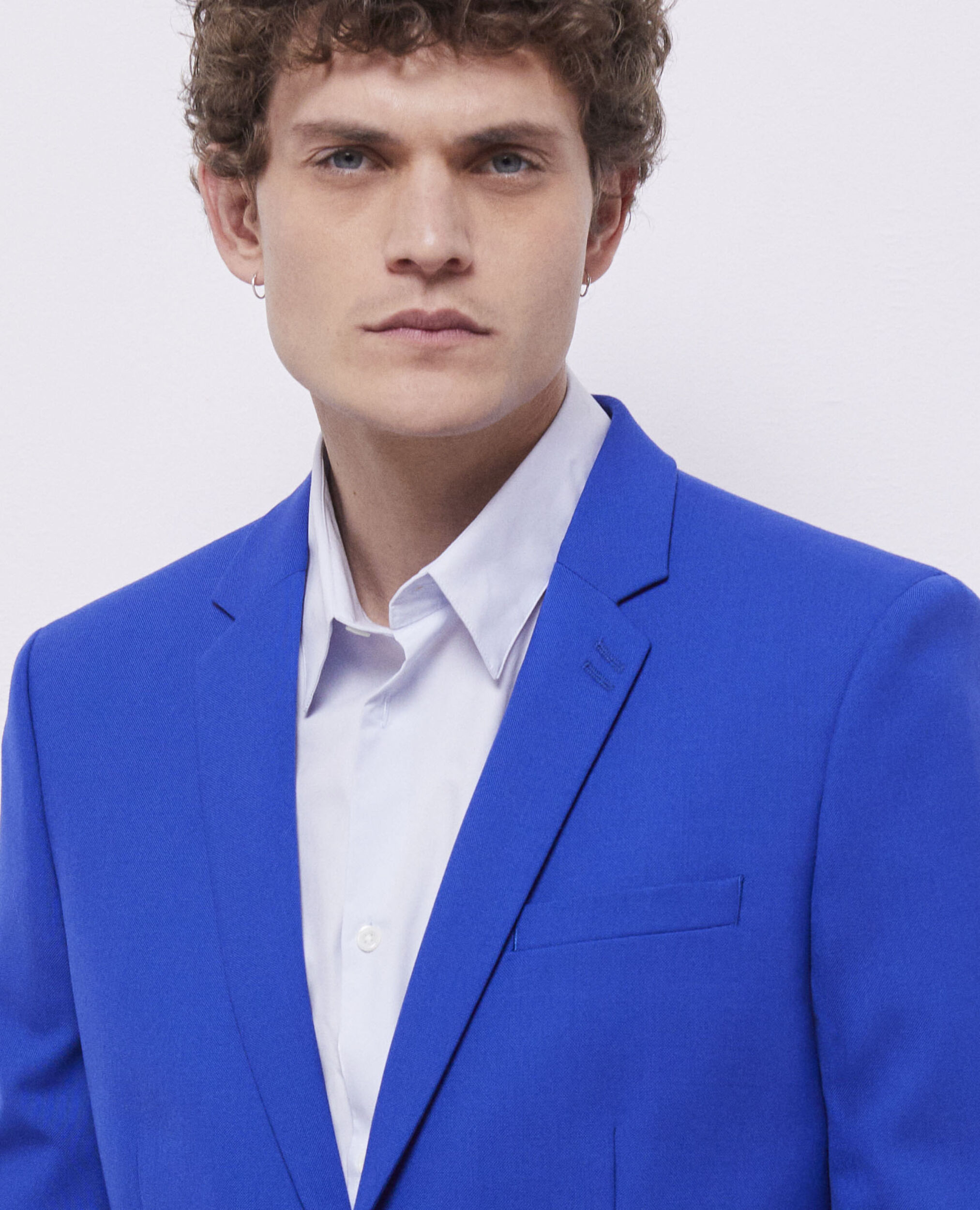 Veste de costume bleue