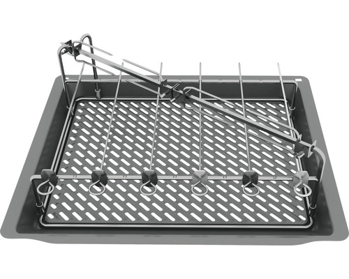 Bosch roestvrijstalen grillset HEZ635001