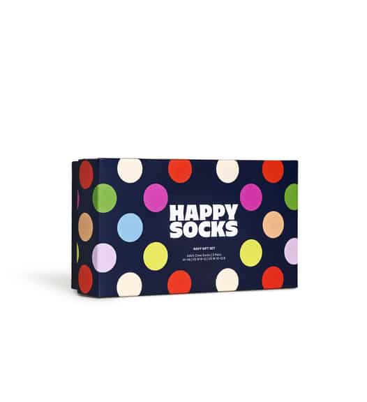 Happy Socks 3-Pack Navy Socks Gift Set Socken in Mehrfarbig