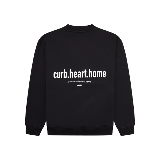 Woodbird Cope Home Crew Sweatshirt, Black, XL