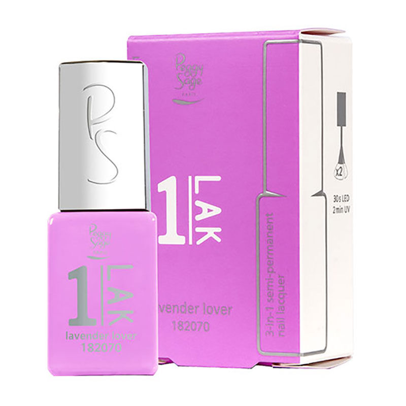 1-LAK vernis semi-permanent 3 en 1 Lavender Lover