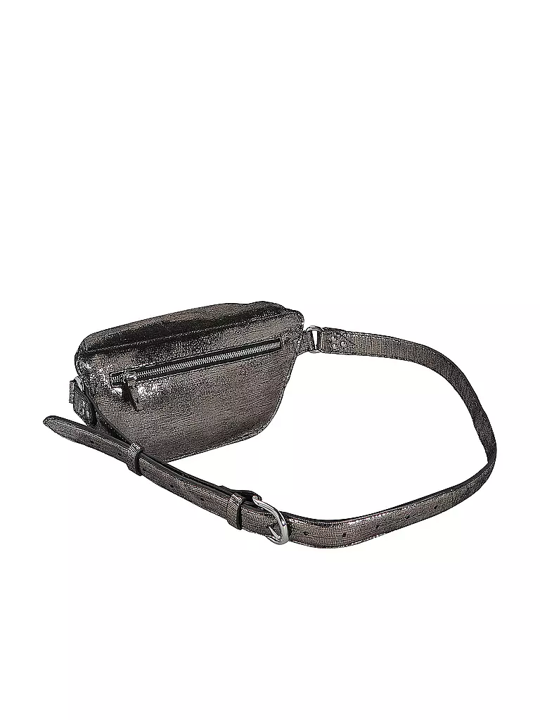 JEROME DREYFUSS Ledertasche - Umhängetasche LINO BANANE  silber