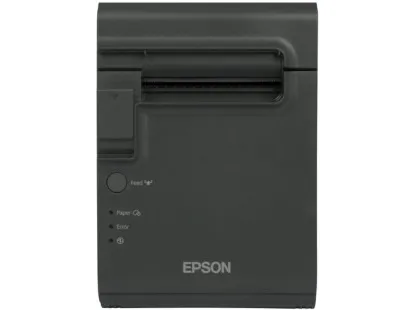 Epson TM L90 - Kvitteringsprinter - termisk linje - Rulle (8 cm) - 203 dpi - op til 150 mm/sek. - USB 2.0, seriel - skærer - mørkegrå
