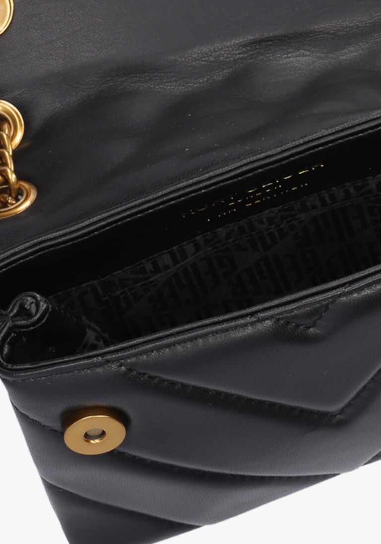 KURT GEIGER LONDON zwarte kurt geiger london schoudertas mini kensington x bag