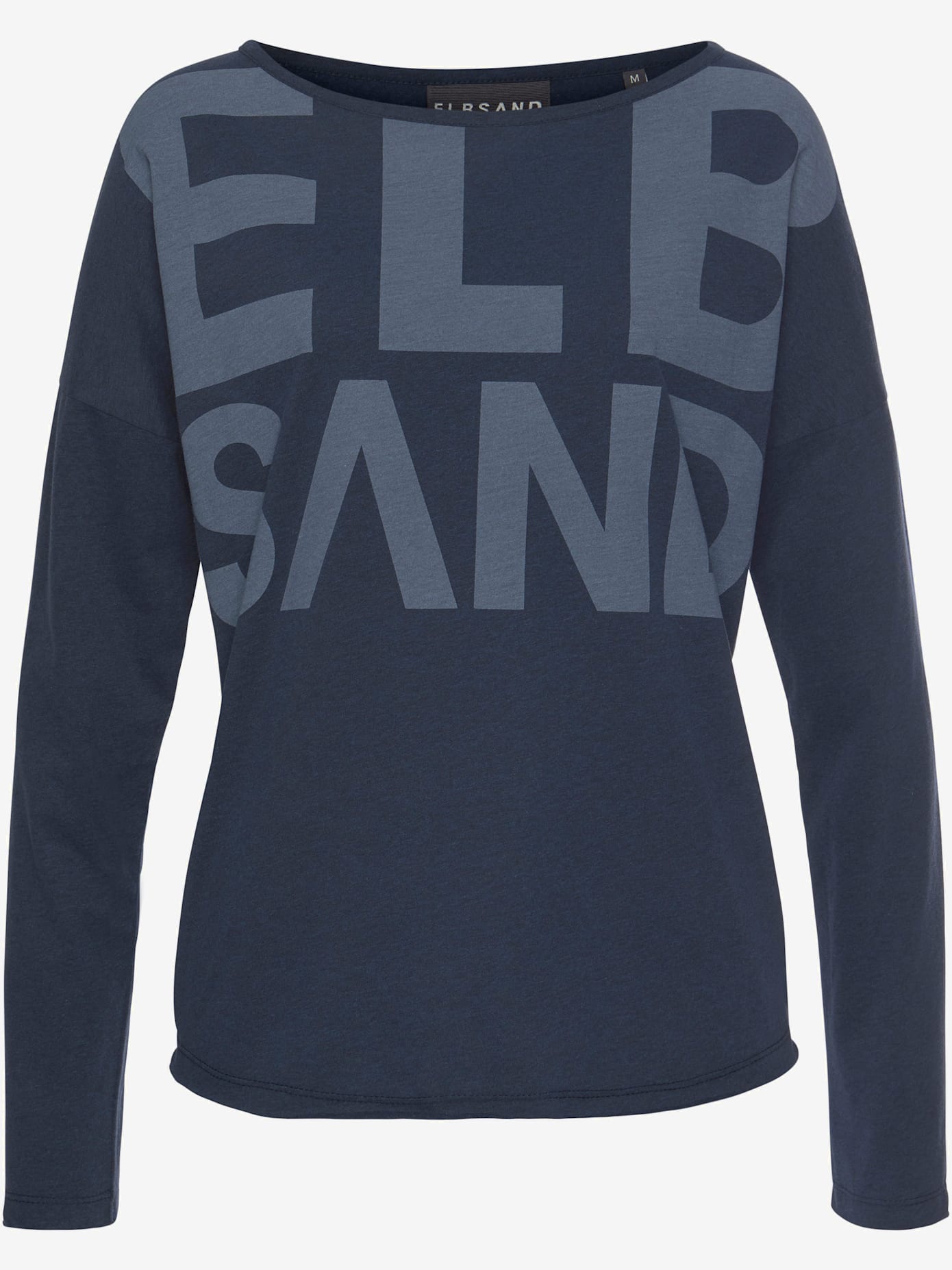 T-shirt manches longues large encolure