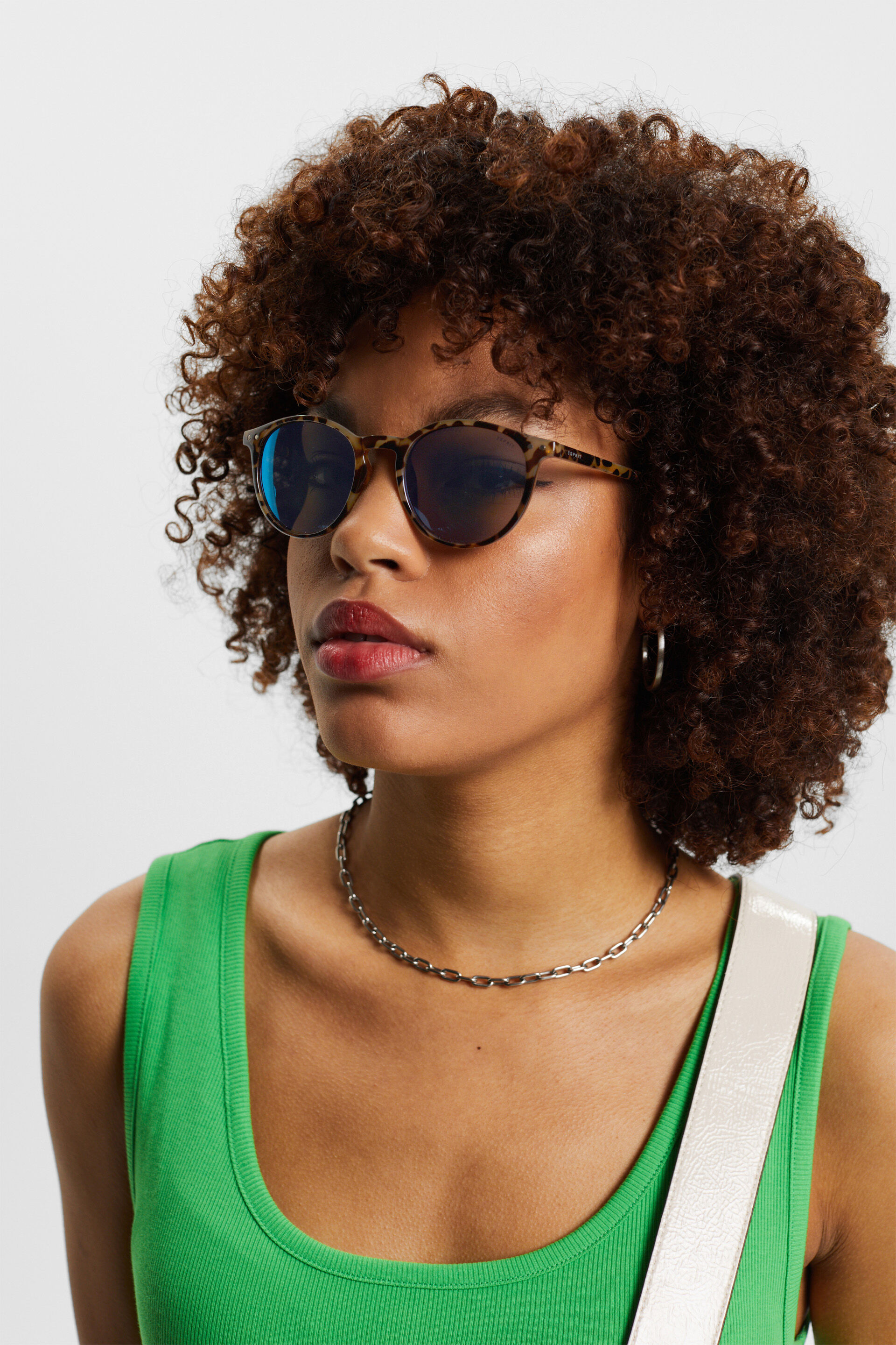 Lunettes de soleil unisexes à verres miroir