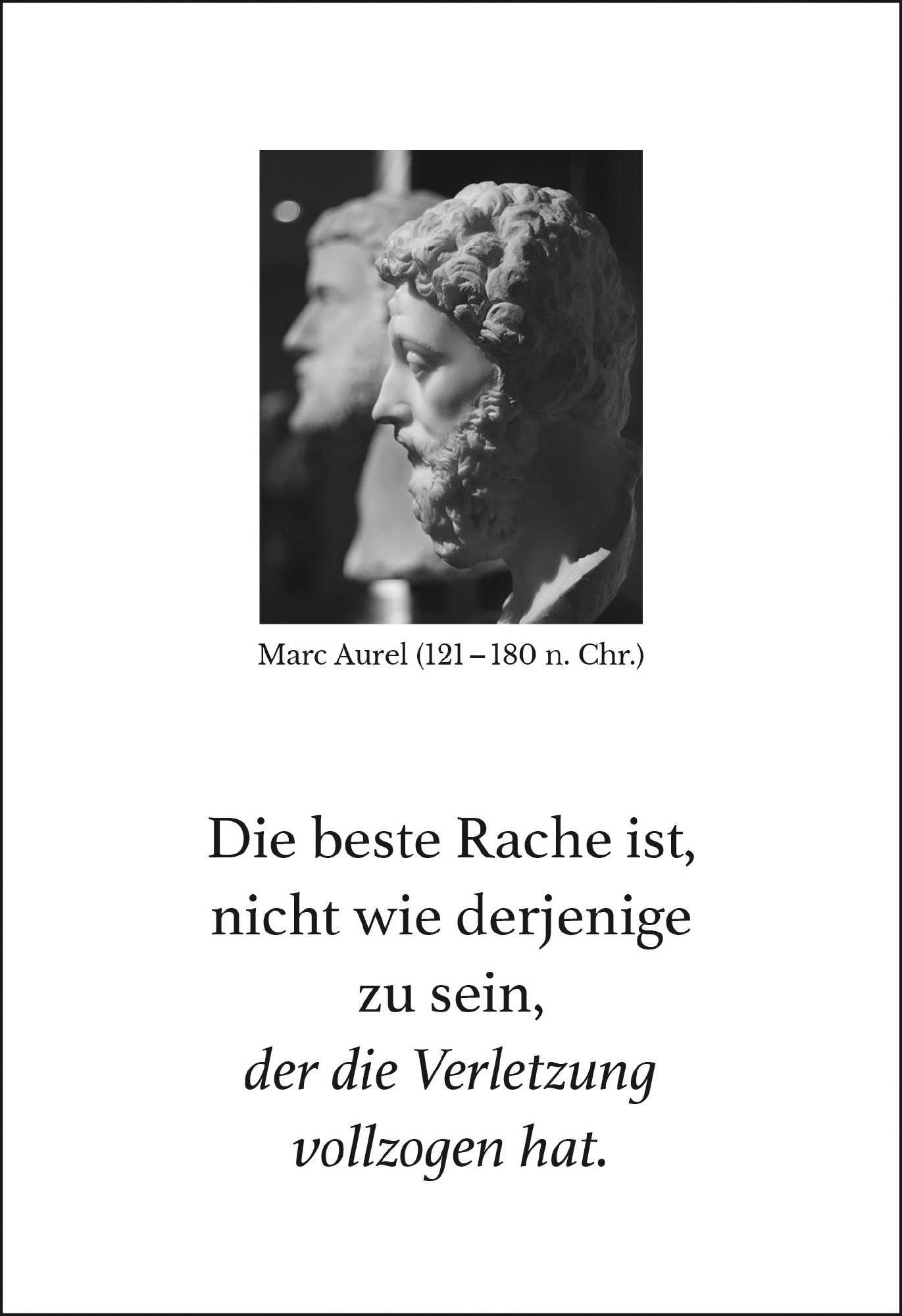 Postkarte 'Die beste Rache ist...' günstig bestellen