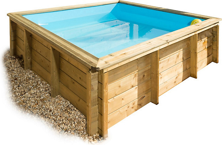 Piscine bois Tropic Junior 2 x 2 x h.0,64 m