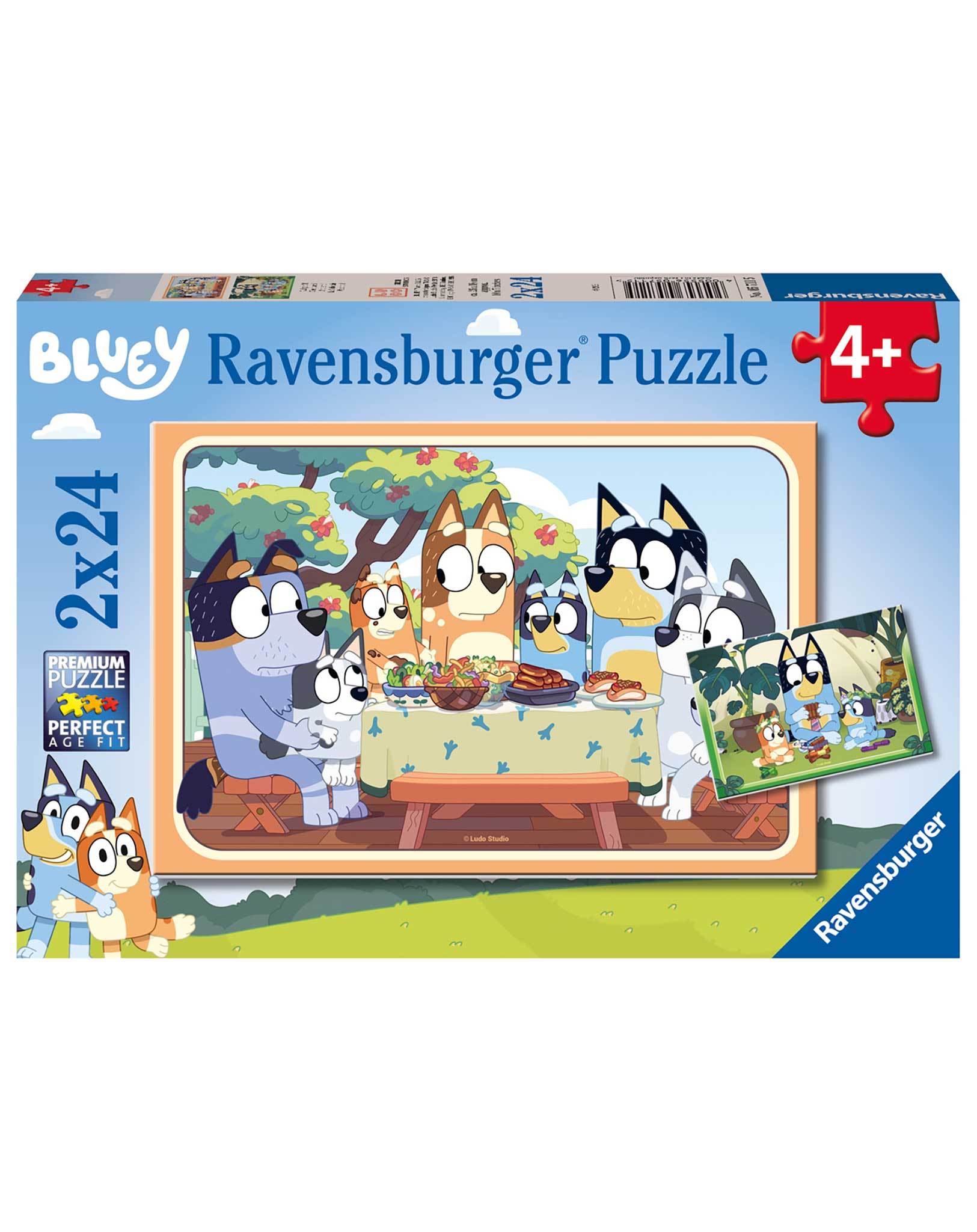Puzzle BLUEY - AUF GEHT'S 2 Stück a 24 Teile