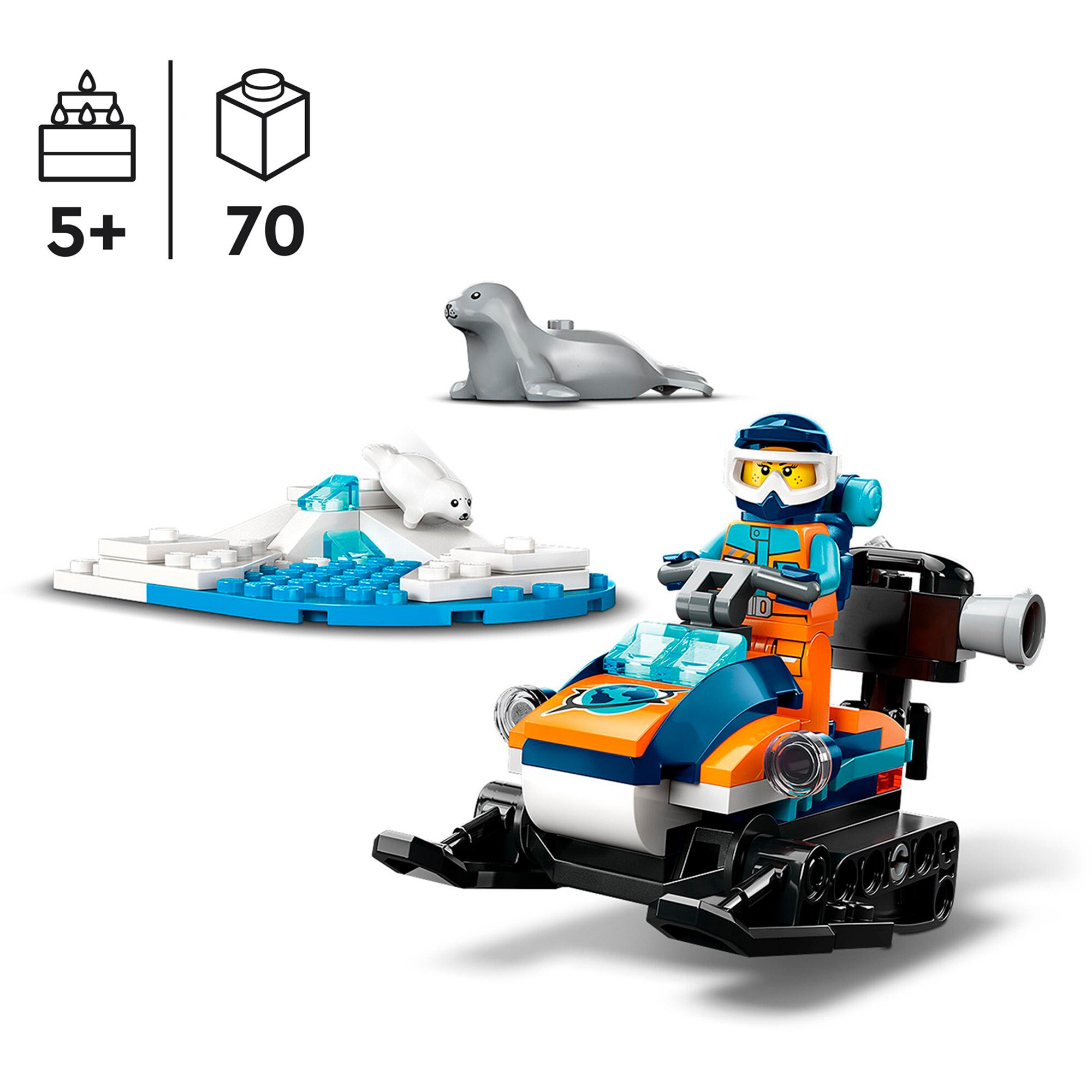 LEGO Konstruktionsspielzeug City Arktis-Schneemobil