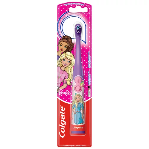 Brosse à dents électrique à piles enfant Colgate Barbie Extra Souple - 1 Unité