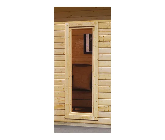 Karibu Premium-Gartenhaus, 38 mm (Altona 5), natur
