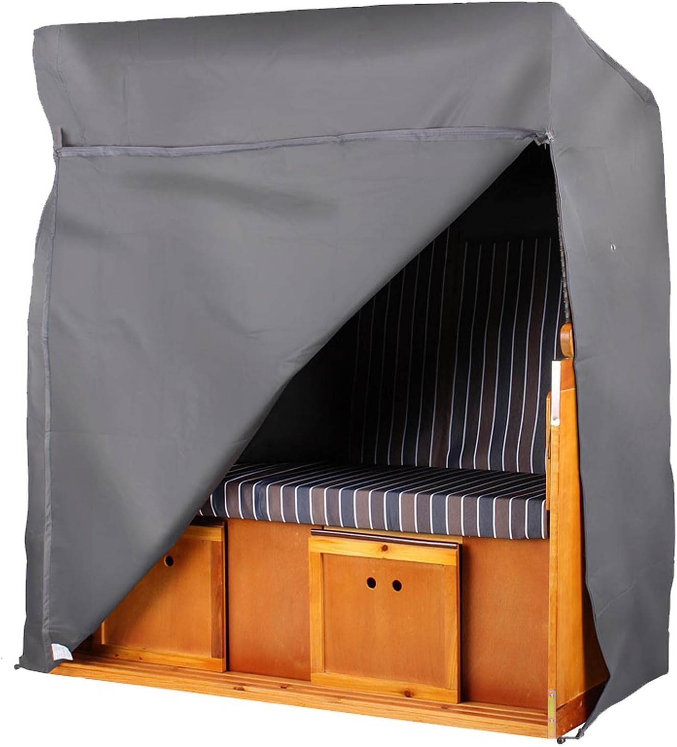 bene living Strandkorb Schutzhülle Prestige Protect Größe XXL 160cm - dunkelgrau